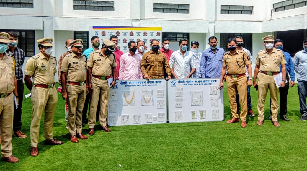 कुप्रसिद्ध 14-12 (KR) टोळी आणि अट्टल घरफोडी चोर ‘जयड्या’च्या भोसरी पोलिसांनी आवळल्या मुसक्या