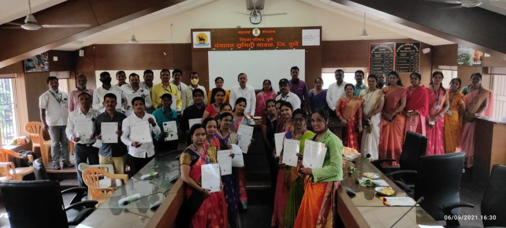 MOOC ऑनलाईन कोर्स पूर्ण करणाऱ्या शिक्षकांना प्रमाणपत्र वितरण