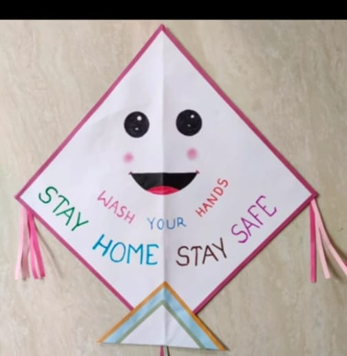 अभिमान स्कूलमध्ये मकरसंक्रांत ऑनलाईन साजरा