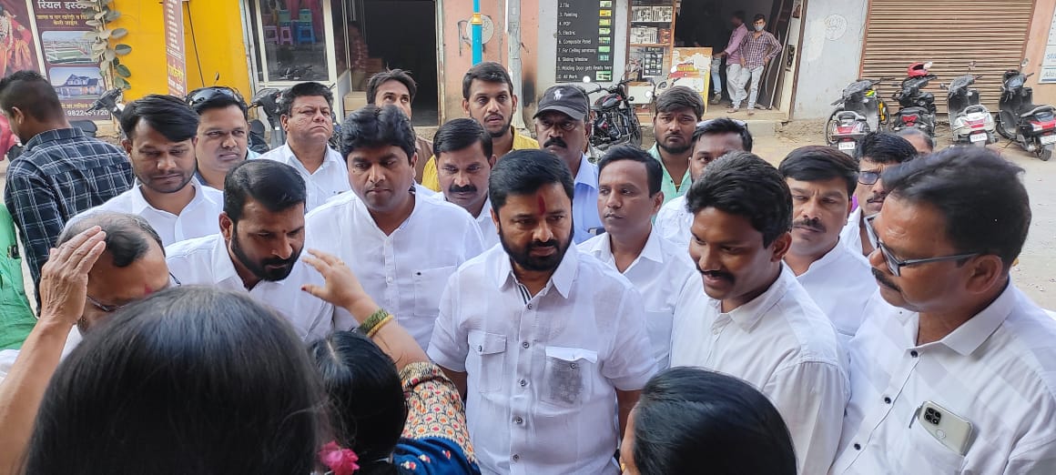 काँग्रेसचे युवा नेते रवि नांगरे यांच्या तिसऱ्या जनसंपर्क कार्यालयाचे उद्घाटन