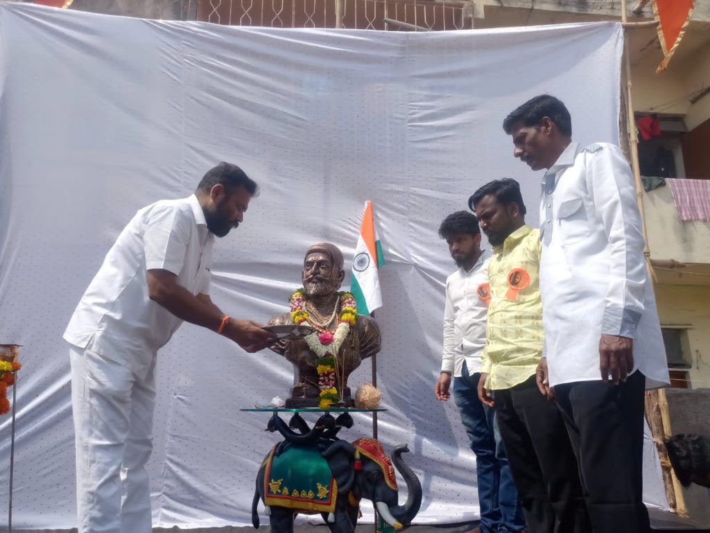 काळेवाडीतील राधेश्याम गोशाळेत शिवजयंती उत्साहात साजरी