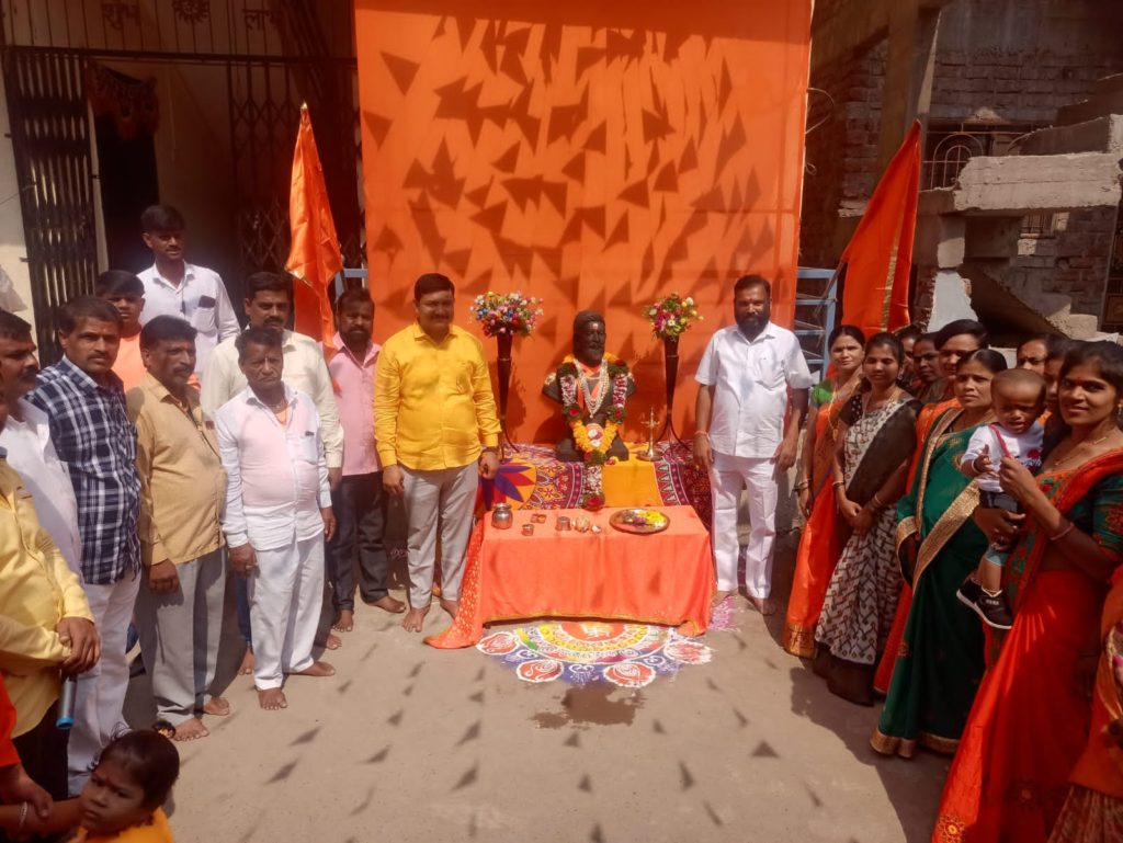 काळेवाडीतील राधेश्याम गोशाळेत शिवजयंती उत्साहात साजरी