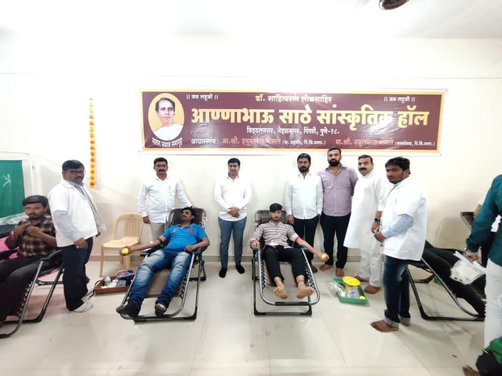 भोसरीकरांचा महारक्तदान शिबिरास भरभरून प्रतिसाद