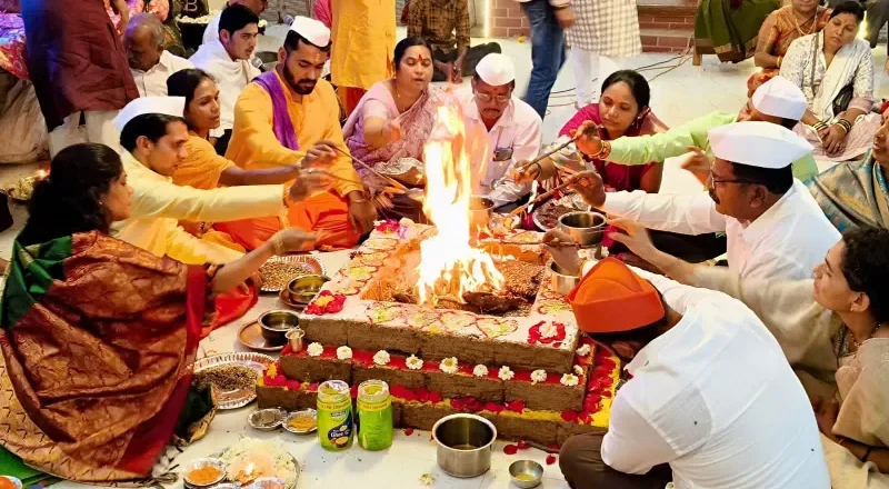 RAHATNI : श्री स्वामी समर्थ अनंत मठ, मुख्य शक्तीपीठ येथे द्वैत-अद्वैत सोहळा संपन्न