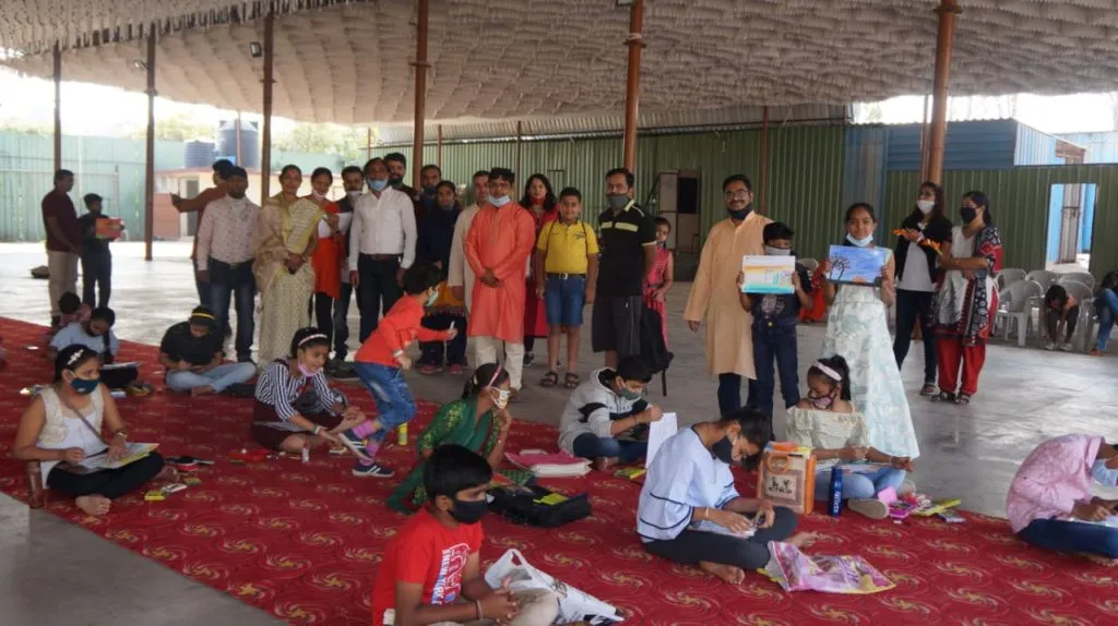 प्रजासत्ताक दिनानिमित्त काळेवाडी रेसिडेंट वेलफेअर असोसिएशन तर्फे चित्रकला स्पर्धा | ५२० विद्यार्थ्यांचा सहभाग