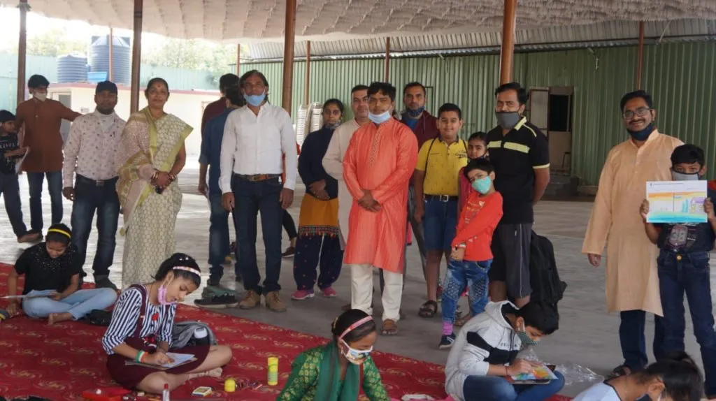 प्रजासत्ताक दिनानिमित्त काळेवाडी रेसिडेंट वेलफेअर असोसिएशन तर्फे चित्रकला स्पर्धा | ५२० विद्यार्थ्यांचा सहभाग