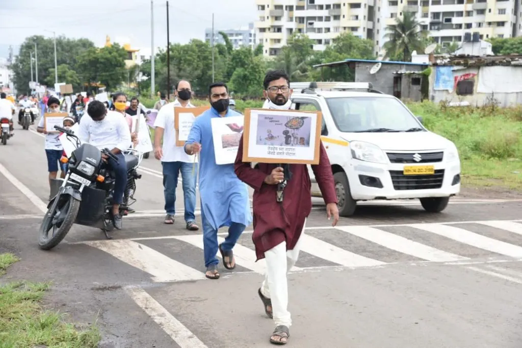 रावेतमध्ये स्वातंत्र्यदिन अनोख्या पध्दतीने साजरा