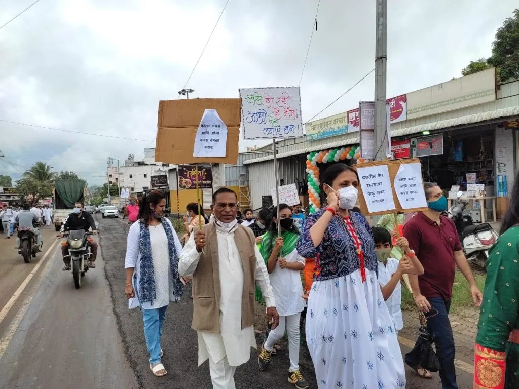 रावेतमध्ये स्वातंत्र्यदिन अनोख्या पध्दतीने साजरा