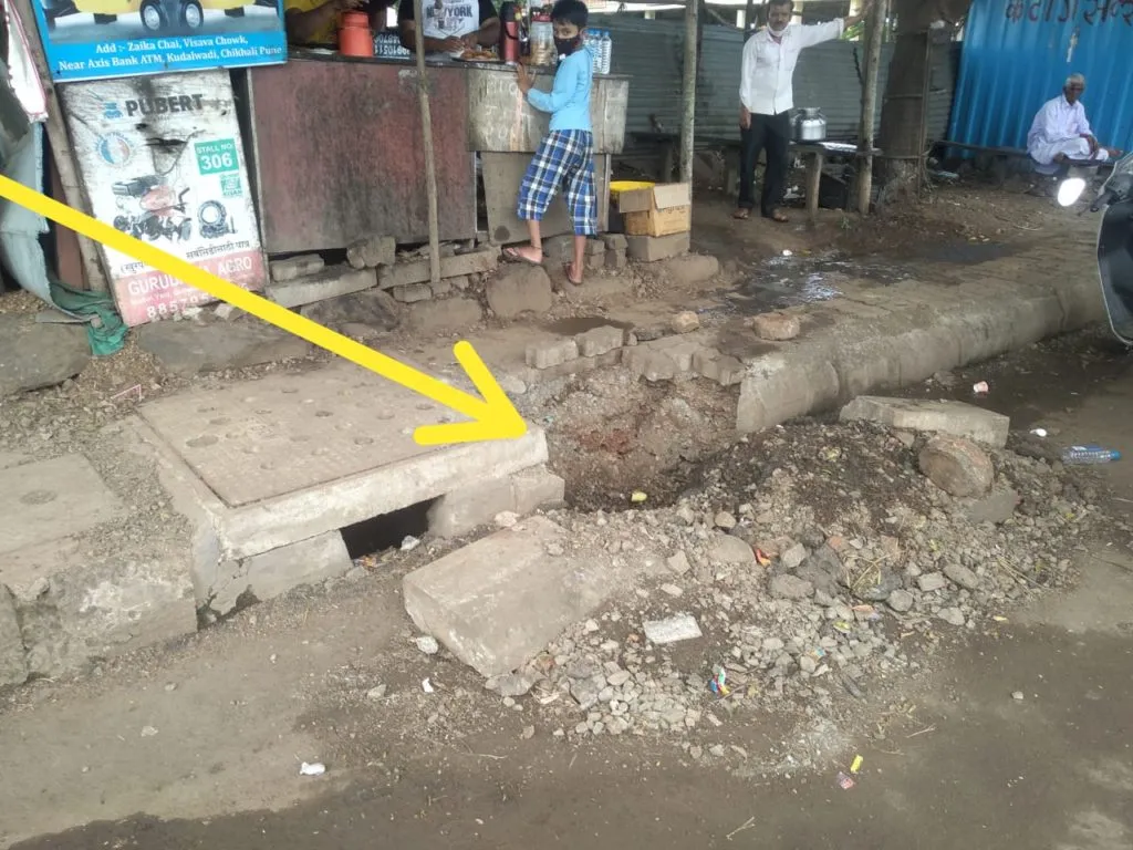 खड्डे खोदून ठेवले! आता अपघात होण्याची वाट पाहतेय का? महापालिका खड्डे खोदून ठेवले! आता अपघात होण्याची वाट पाहतेय का? महापालिका