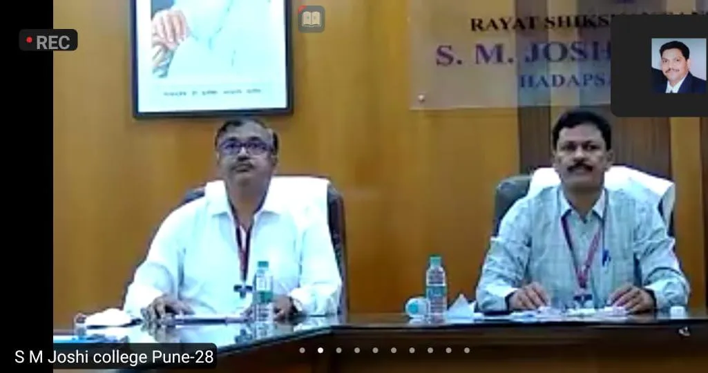 एस. एम. जोशी कॉलेजमध्ये ऊर्जा संवर्धन व नवीन संशोधन या विषयावर आंतरराष्ट्रीय वेबिनार संपन्न