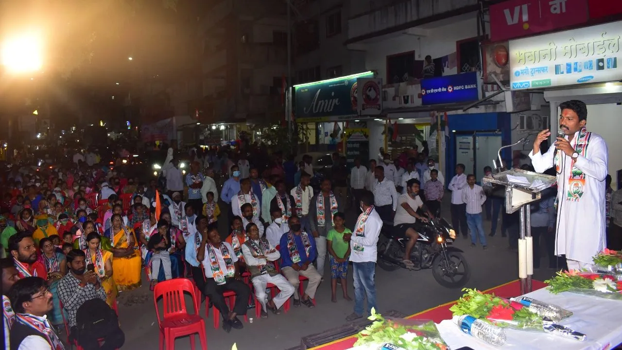 काँग्रेसची पहिली जाहिर सभा काळेवाडीत | काँग्रेसचे युवा नेते रवि नांगरे यांनी केले होते आयोजन काँग्रेसची पहिली जाहिर सभा काळेवाडीत | काँग्रेसचे युवा नेते रवि नांगरे यांनी केले होते आयोजन