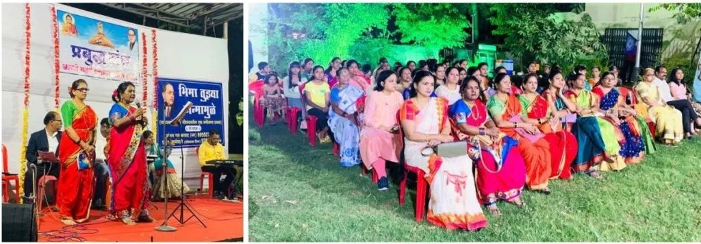 चिंचवडगावात भीम जयंती उत्साहात साजरी चिंचवडगावात भीम जयंती उत्साहात साजरी